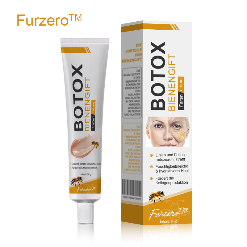 đ¨ââď¸Hergestellt und versendet aus Deutschlandâ
Furzero⢠Botox Bienenvenom Faltenentfernungscreme -Letzter Tag der Aktion: 70 % Rabatt