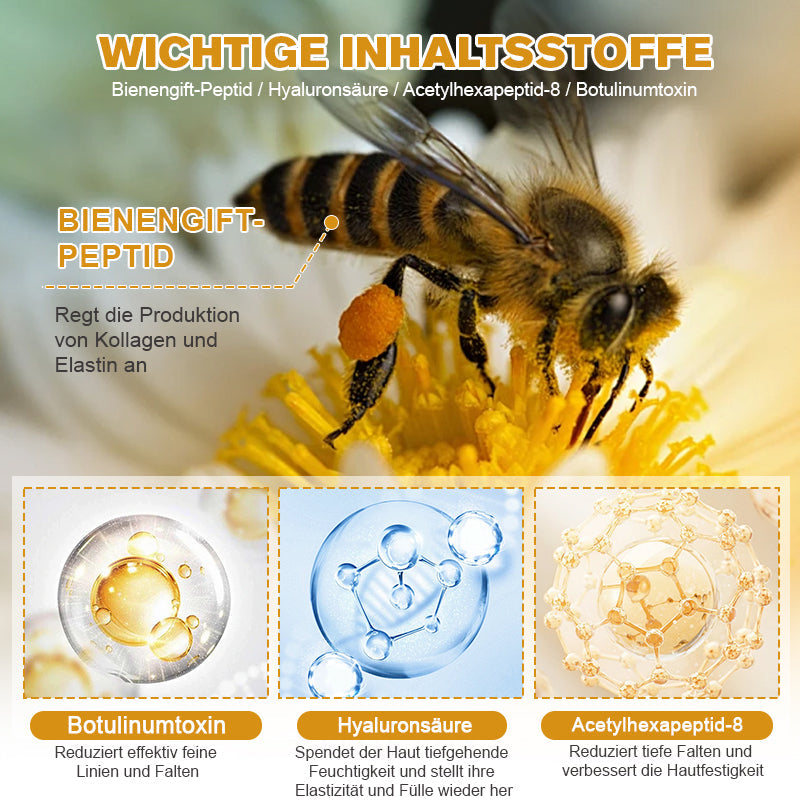 đ¨ââď¸Hergestellt und versendet aus Deutschlandâ
Furzero⢠Botox Bienenvenom Faltenentfernungscreme -Letzter Tag der Aktion: 70 % Rabatt